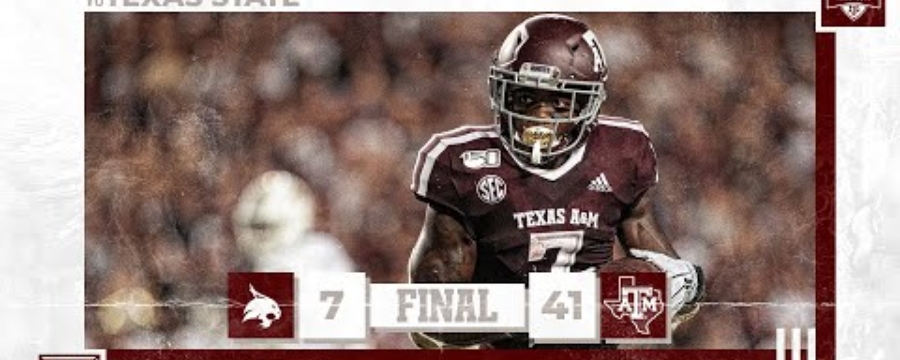 A&M 41, Texas State 7