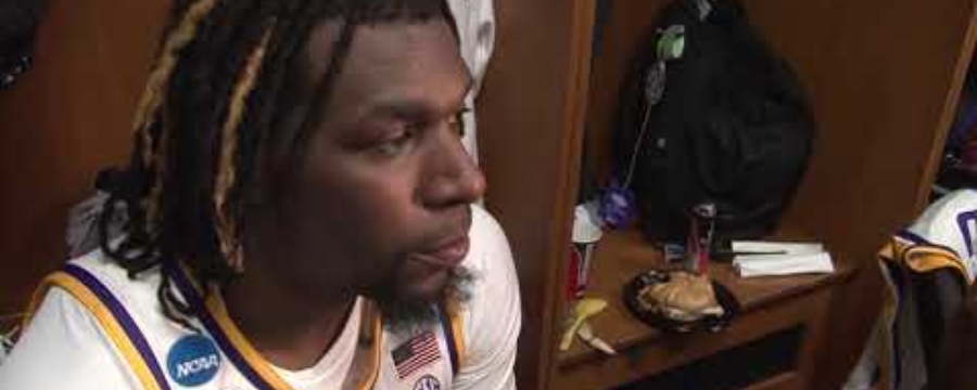 LSU "You can't be happy too quick," Naz Reid