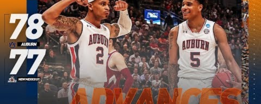 Auburn-New Mexico State's nail-biting finish