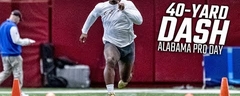 40-yard dash Alabama Pro Day